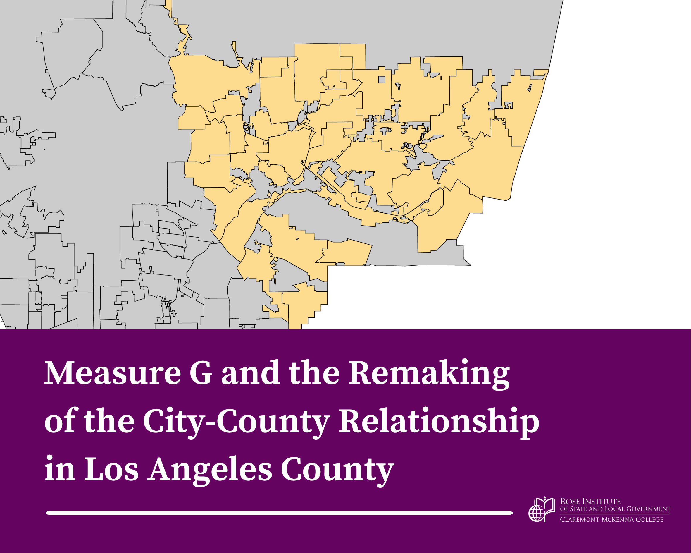 Measure G report with Map of LA