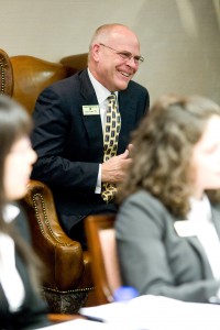 OPENING DOORS IN THE SILICON VALLEY: Bart Evans during an ITAB student networking trip.