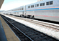 Amtrak train.